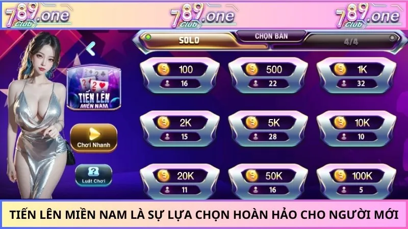 Tiến lên miền Nam là sự lựa chọn hoàn hảo cho người mới