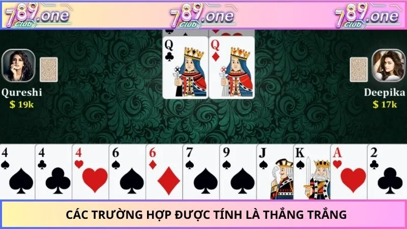 Các trường hợp được tính là thắng trắng