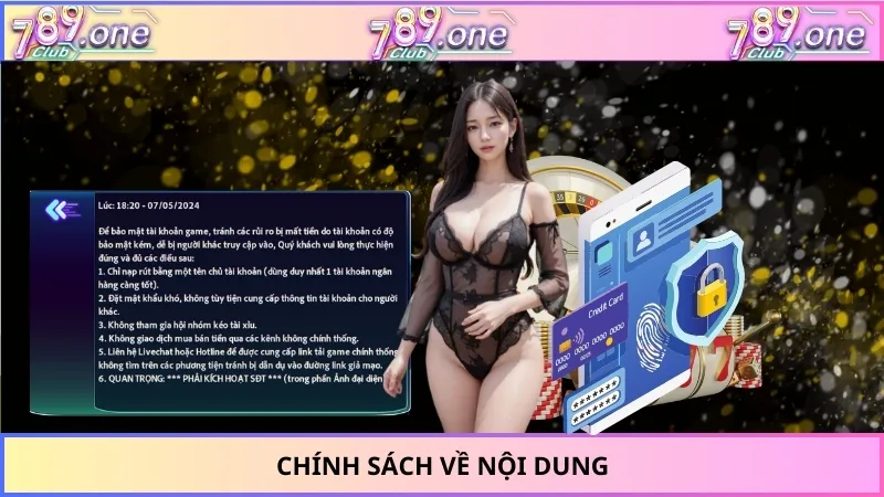 Chính sách về nội dung