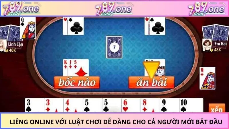 Liêng online với luật chơi dễ dàng cho cả người mới bắt đầu