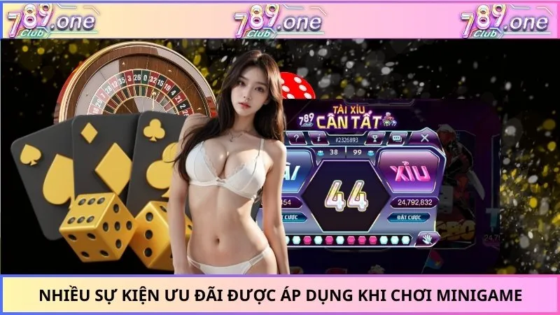 Nhiều sự kiện ưu đãi được áp dụng khi chơi minigame