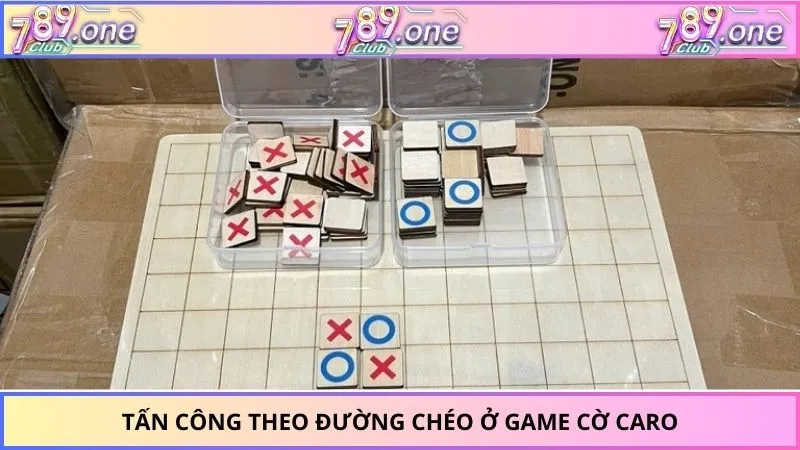 Tấn công theo đường chéo ở game cờ caro