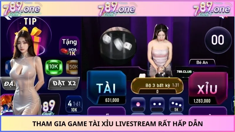 Tham gia game Tài Xỉu Livestream rất hấp dẫn
